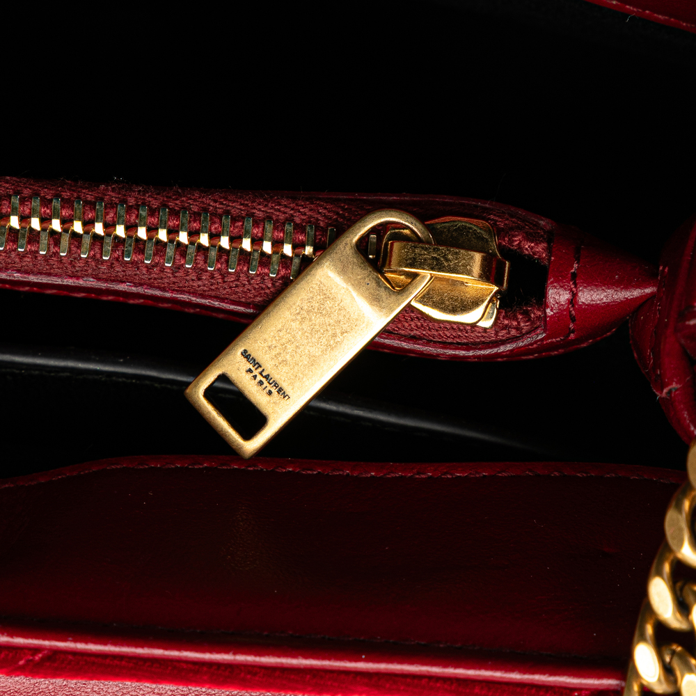 Pre-Loved Saint Laurent Small Velvet Monogram Matelasse LouLou Shoulder Bag - Picture 10 of 12